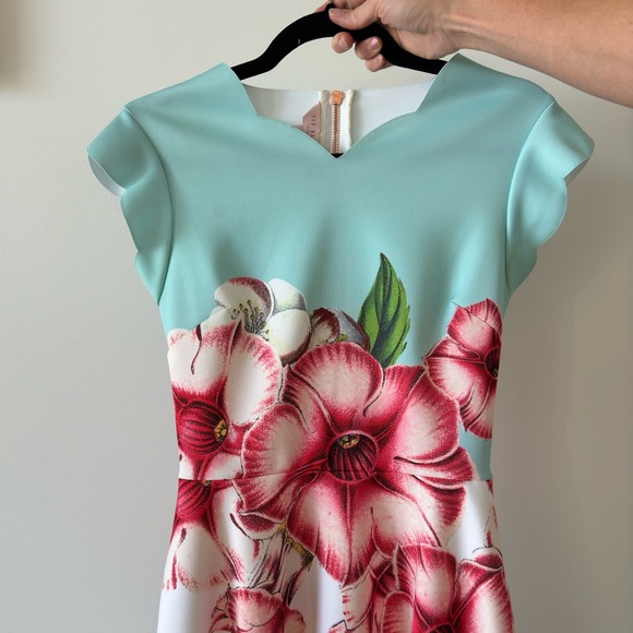 Ted Baker designer midi dress size small - Picture 3 of 10